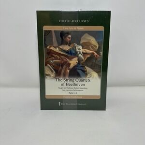The Great Courses String Quartets of‎ Beethoven Parts 1-3 DVD Guidebook 2009 NEW
